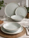 Ankor White Ceramic Dinnerware Set 18pcs
