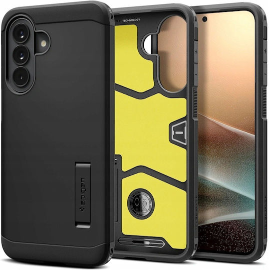 Spigen Tough Armor Back Cover Plastic / Silicone Black (Galaxy A57)