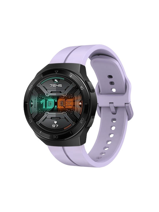 Кайш Силиконов Лилав (Huawei Watch GT 2e)