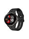 Tragbares Silikonband Schwarz Garmin Venu 2 Plus