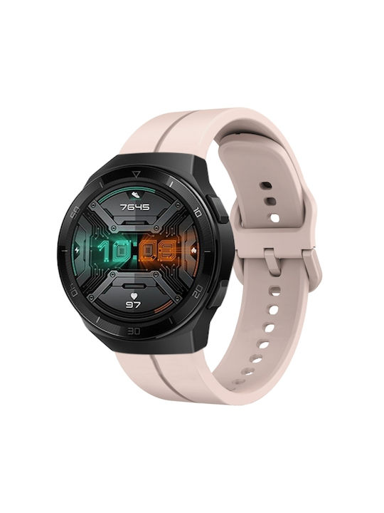 Λουράκι Σιλικόνης Ροζ (Huawei Watch GT 2e)