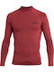 Quiksilver Everyday Men’s Long Sleeve Sun Protection Shirt Red