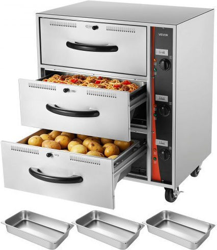 Vevor Θερμαντικό Μπουφέ με Ισχύ 1500W