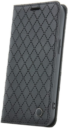 Smart Book Piele Neagră (Redmi Note 15 Pro 5G)