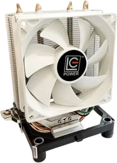 LC-Power LC-CC-95-V2 Ψύκτρα Επεξεργαστή για Socket 115x/1200/AM4/AM5 Λευκή