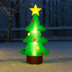 Outdoor Inflatable Christmas Tree Decoration Led Lighting Built-in Compressor 125 Cm Green Outdoor Inflatable Christmas Tree Decoration Led Lighting Built-in Compressor 125 Cm Green