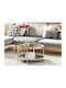 Round Side Table Berwyn 903 Glass Gold M40xD40cm
