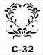 Στενσιλ 15χ20 C-32 Artebella