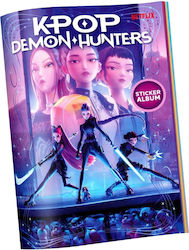 Sticker Album & 10 K-POP Demon Hunters Stickers