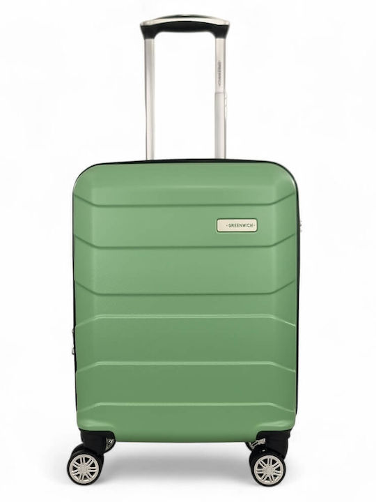Greenwich Polo Club Cabin Hard Suitcase Green with 4 Wheels