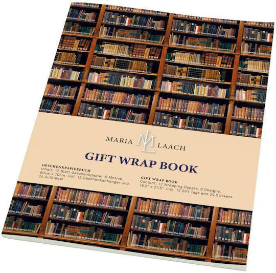 Комплект Опаковъчна Хартия Аксесоари Форма Книга Bekking & Blitz Maria Laach Die Klosterbibliothek