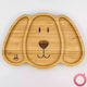 Pandaboo Kinderteller aus Bamboo Rosa