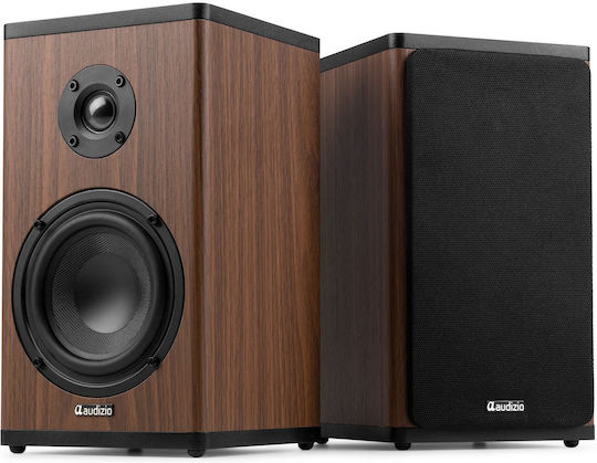 Audizio BS20 Aktive Lautsprecher mit Bluetooth 50W Paar Braune
