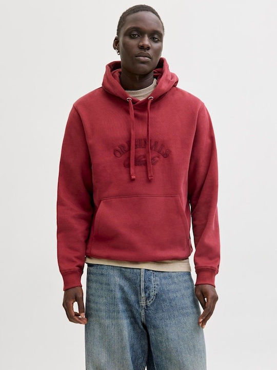 Jack & Jones Sweat Sweatshirt with Hood Burgundy