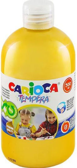 Carioca Tempera Colour Paint Gold 500ml