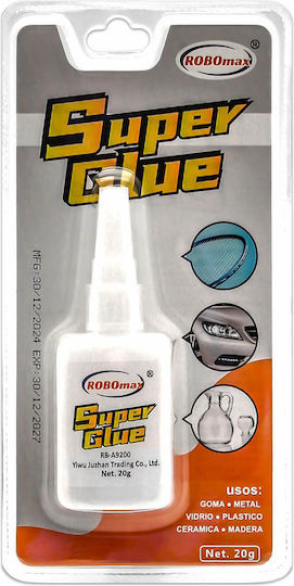 RoboMax Flüssiger Superkleber Für Papier 20g Transparente