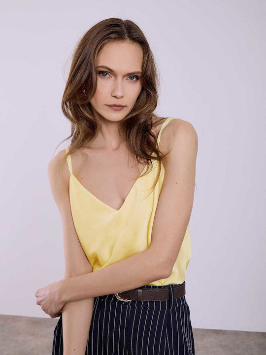 Celestino Lingerie Топ Сатен Жълт
