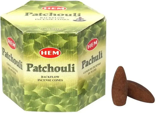 Patchouli Räucherkegel Rückfluss 40 Stück