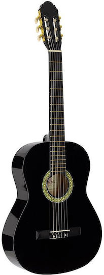 Mtc080b A.martinez Klassische Gitarre 4/4 Schwarz