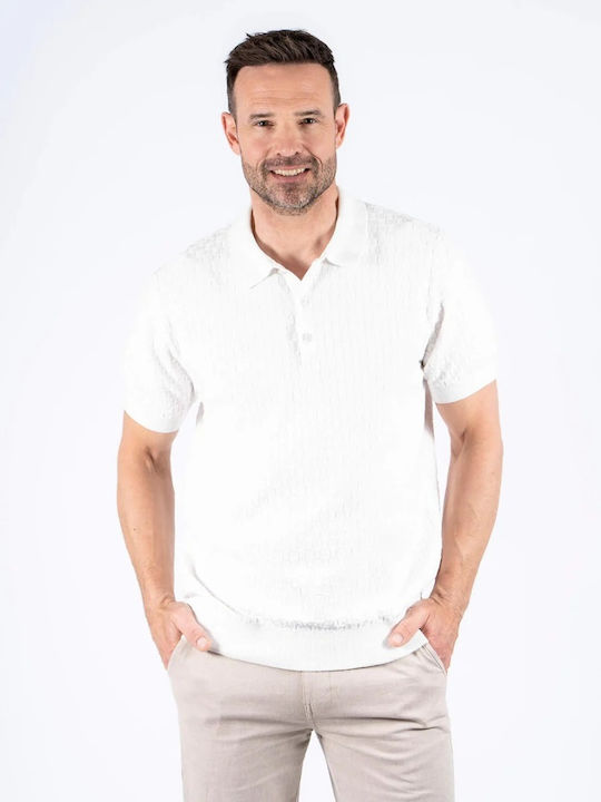 Polo Herrenbluse Weiß