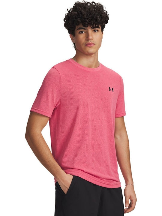 Under Armour Vanish Seamless Novelty T-shirt Pink