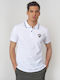 Herrenblusen Kurzarm Polo Sportlich Weiß 1174560002-Weiß