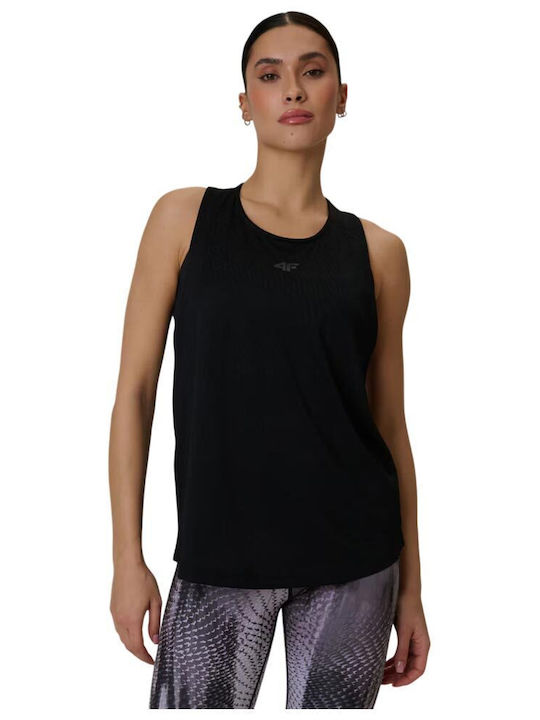 4F Functional Women's Sleeveless Black Blouse
