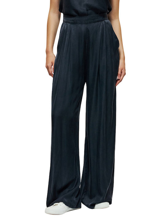 Dirty Laundry Pantaloni Largi Dama Vint Albastru