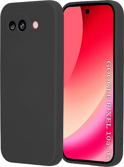Techsuit Softflex Rückseite Umschlag Silikon Schwarz (Google Pixel 10a)