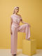 Women's High Rise Pantaloons in Loose Fit Pink
