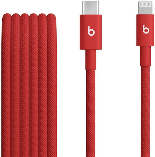 Apple Geflochtenes USB-C zu Lightning Kabel Rot 1,5m MFEH4ZM/A
