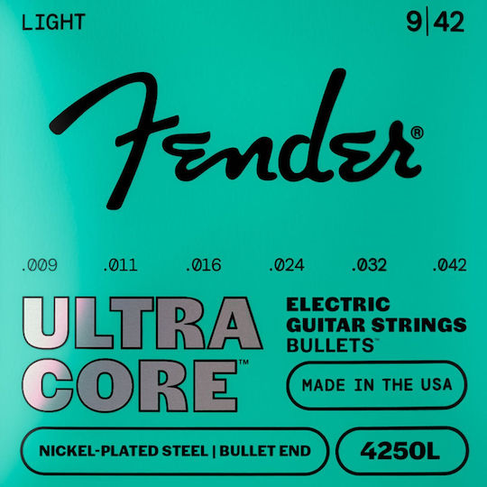 Fender Set Of Steel Strings 9 - 42 For Electric Guitar End 0733250503