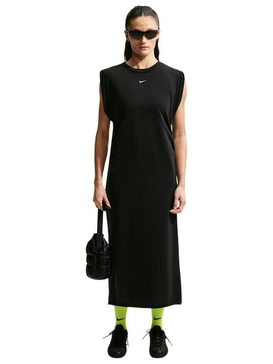Dress with Tearing Black