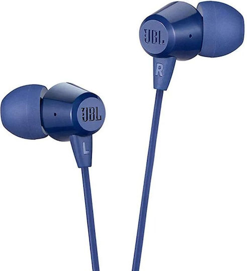 JBL T50hi 360 In Ear Handsfree Слушалки с Щепсел 3.5mm Сини