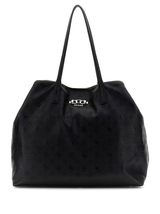 Victtoria Damen-Shopper-Tasche Schwarz