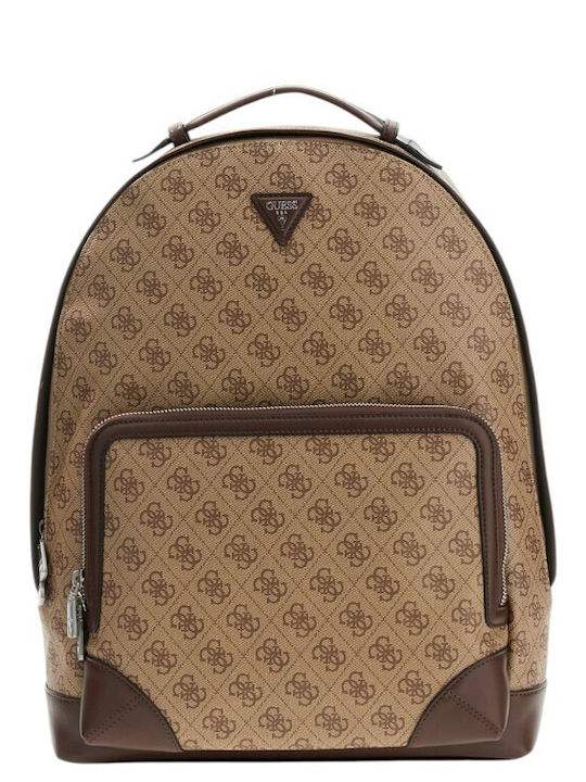 Guess Milano Γυναικεία Τσάντα Πλάτης Μπεζ