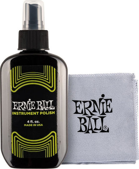 Ernie Ball Instrument Polish & Microfiber Cloth Υγρό Καθαρισμού & Πανάκι