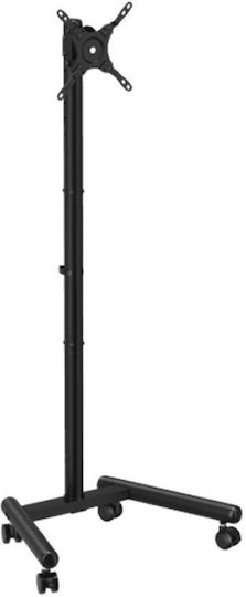 Sbox Mobile Mount Βάση Τηλεόρασης Δαπέδου έως 50" και 20kg Μαύρο