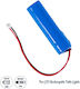 GloboStar Rechargeable Battery 18650 Li-ion 1800mAh 3.7V