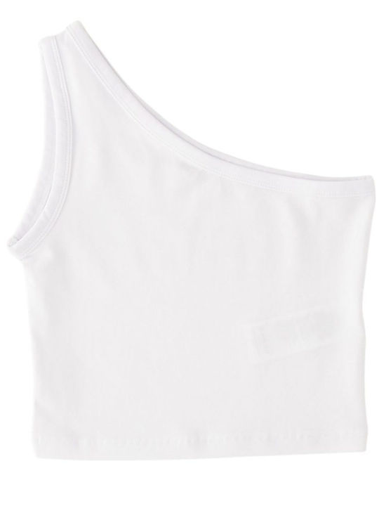 Kinderoberteile Crop Top Weiß