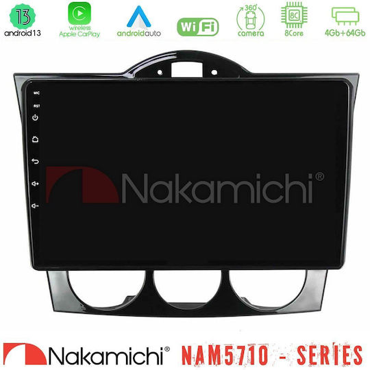 Nakamichi Car Audio System for Mazda RX-8 2003-2008 with A/C Bluetooth USB WiFi GPS Apple CarPlay Android Auto with 9" Touch Screen
