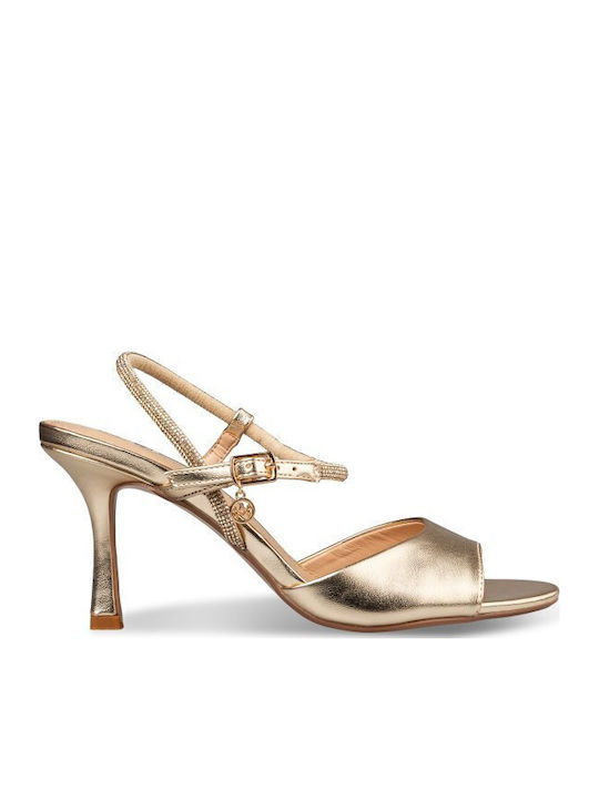 Envie Shoes Gold Sandals