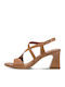 Leather Sandals Beige