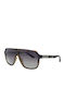 Invu Men's Sunglasses with Brown Horn-Rimmed Frame and Brown Polarized Mirror Lens IB22620C