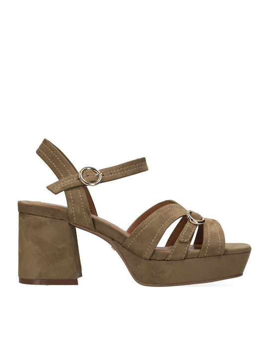 Mexx Sandale Elegante Damă Maro