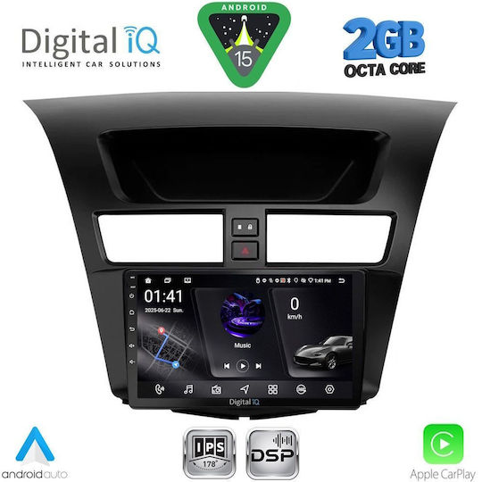 Digital IQ Car Audio System for Mazda BT-50 2012-2019 Bluetooth USB Wi-Fi GPS Apple CarPlay Android Auto with 9 Inch Touch Screen DIGITAL IQ RSF 4364 CPA