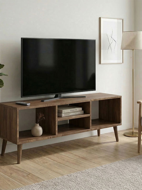 TV Stand Loren Walnut L120xD30xH40cm