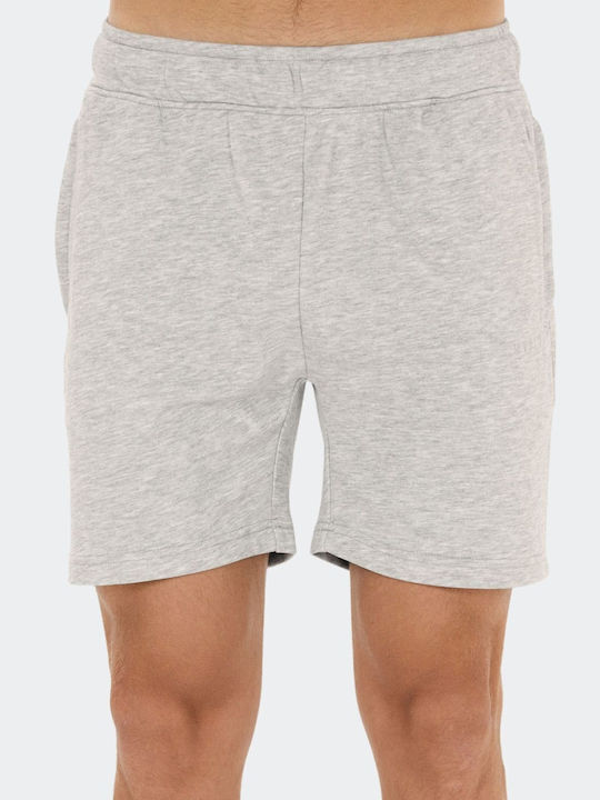 Αθλητική Ανδρική Βερμούδα Light Grey Melange