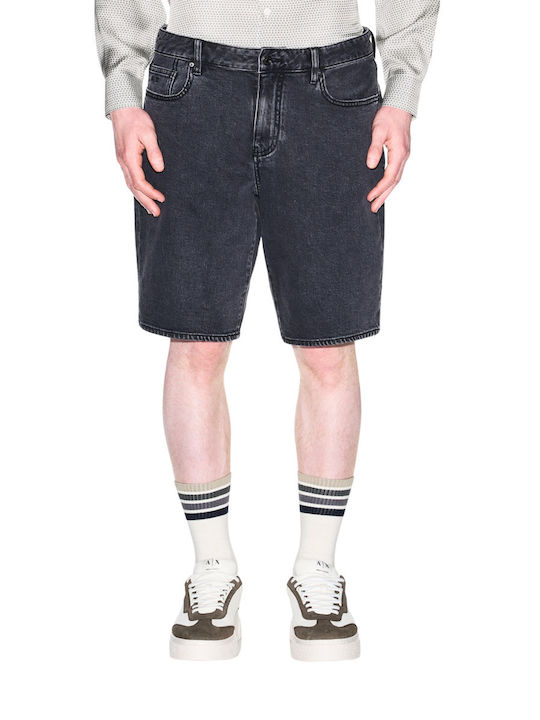Men's Gray Denim Shorts