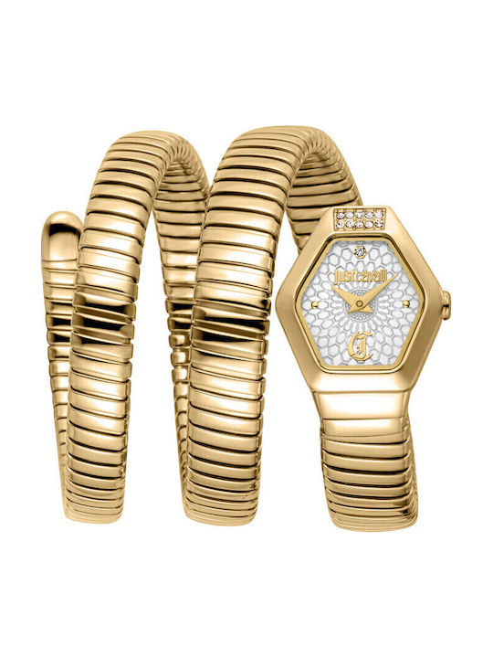 Just Cavalli Signature Snake Дамски Часовник Кв...